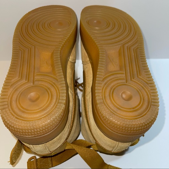 Nike Air Force 1 High LV8 GS Youth AF1 Wheat 🌾 Gum Light Brown #K0262700 *NO📦 - Picture 8 of 16